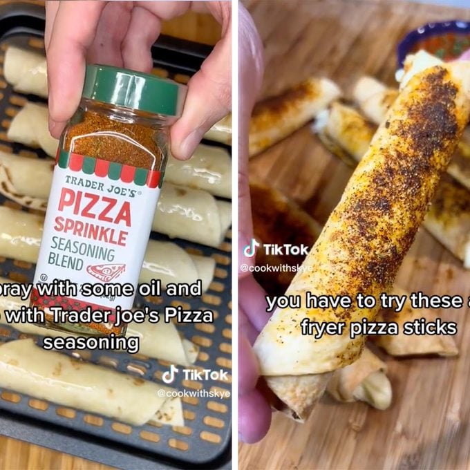Air Fryer Pizza Sticks TikTok Recipe