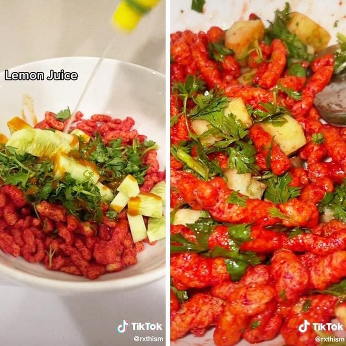 Hot Cheeto Salad Via @rxthism Tiktok