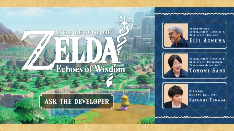 Zelda: Echoes of Wisdom sees the series' first female director, gameplay completely changed a year into development