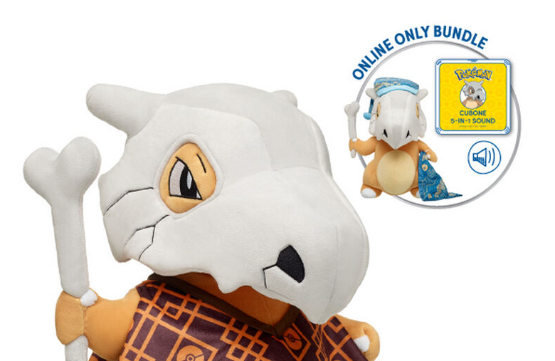 Build-a-Bear Workshop offering Cubone plush bundle