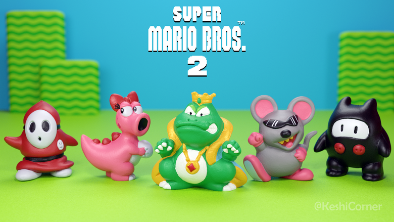 Preservationist archives 3D scans of classic Super Mario Bros. 2 toy line